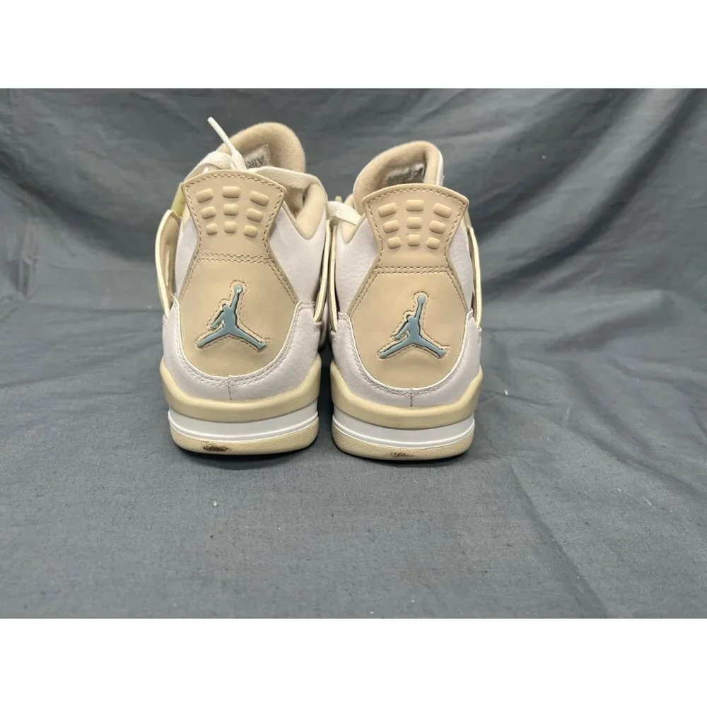 Nike Boys Air Jordan 4 Retro (GS) Sneakers Sand 487724-118 Size 6 DISPLAY MODEL! - Picture 7 of 16